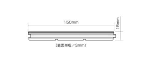 新品未使用　フローリング　８ケース　東京工営
