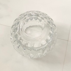 ガラス キャンドル入れ