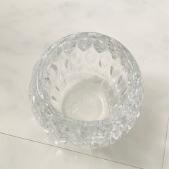 ガラス キャンドル入れの画像