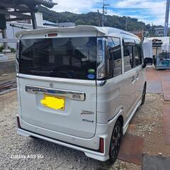 美車 平成31年 スペーシアカスタム XSターボです。あくまでも中古車なのでノークレムノーリターンでお願いします。名義変更までの預り金三万円を預からせて頂きます。名義変更完了後速やかに返金いたします。の画像