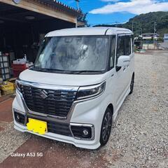 美車 平成31年 スペーシアカスタム XSターボです。あくまでも中古車なのでノークレムノーリターンでお願いします。名義変更までの預り金三万円を預からせて頂きます。名義変更完了後速やかに返金いたします。の画像