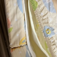 受取者確定済【取りに来てくれる方限定】ベビーベッド、ベビー布団(横60×縦90)の画像