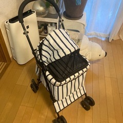 美品　メッシュガード　ペットカート
