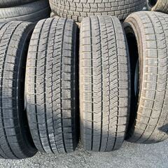 （F0127）中古スタッドレスタイヤ４本セット！155/65R14 ブリヂストンVRX2 2021年製造！ウエイク、スペーシア、ワゴンR、タントなどに