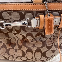 ☆COACH☆コーチハンドバッグシグネチャー 通勤 通学 ママバッグの画像
