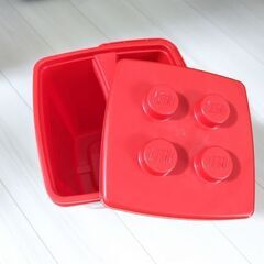 LEGO 赤いバケツ 空箱 中身なし ♪の画像