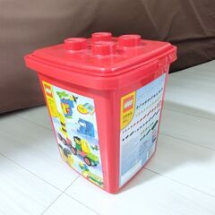 LEGO 赤いバケツ 空箱 中身なし ♪の画像