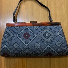 大島紬バッグ