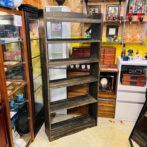 39【武蔵小山店】 古書棚本棚ビンテージレトロ昭和アンティーク古道具