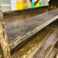 【倉庫保管中】  古書棚　本棚　ビンテージ　レトロ　昭和　アンティーク　古道具　ブックシェルフ　bookshelf vintage antique ラック　rack の画像