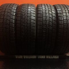 DUNLOP WINTERMAXX WM02 205/60R16 16インチ スタッドレス 4本 22年製 バリ溝 ヴォクシー ジューク ステップワゴン等　(VTM055)