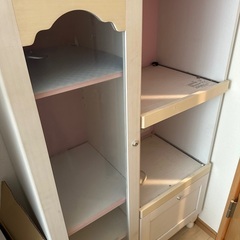 【傷・汚れあり】姫系 食器棚