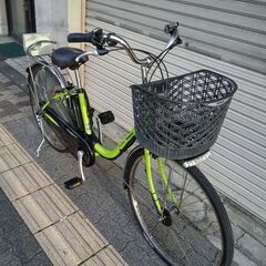 [Panasonic]ViVi(ビビ)DX 26吋電動アシスト自転車 13.2Ahバッテリー+充電器+キー2本付(フレッシュグリーン)の画像