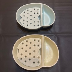 食器  冷奴　枝豆