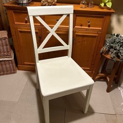 差し上げます　フレンチチェア　ナチュラルカントリー白家具ダイニン...