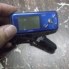 CITIZEN デジタル歩数計 Peb TW600　万歩計　ブル...