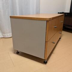無印良品 木製チェストの画像