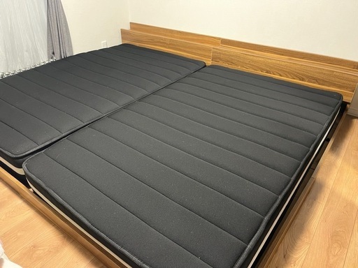 セミダブルベッド 2セット(120×2=240cm) 14,200円