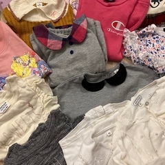乳児、幼児服の画像
