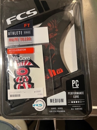 新品FCS2フィンFTレッドMフィリペトレドトライ Aircore 新品FCS2フィンFTレッドMフィリペトレドトライ Aircoren