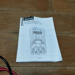 AstroAI 4000カウント デジタルマルチテスター  中古品の画像