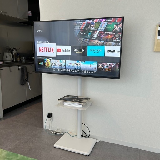 43インチテレビ＋テレビスタンドセット