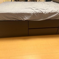 9/5まで【ベッドフレーム】ニトリ　セミダブル　　　の画像