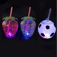 光るボトル　サッカーボール