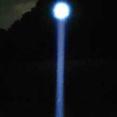 バッテリー内蔵LED懐中電灯　めっちゃ明るいです！の画像
