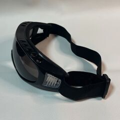 ダークグレー ゴーグル スキー スノボ バイク サバゲー 紫外線カット ポリカーボネート素材 A-35の画像