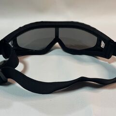 ダークグレー ゴーグル スキー スノボ バイク サバゲー 紫外線カット ポリカーボネート素材 A-35の画像