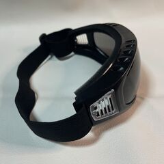 ダークグレー ゴーグル スキー スノボ バイク サバゲー 紫外線カット ポリカーボネート素材 A-35の画像