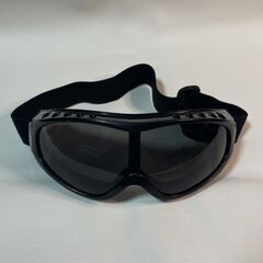 ダークグレー ゴーグル スキー スノボ バイク サバゲー 紫外線カット ポリカーボネート素材 A-35の画像