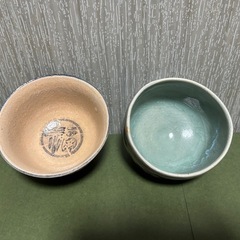 お値段交渉承ります　茶器8点　抹茶茶碗　天目茶碗　画像３(本文中④⑤)珍品⁈ 面白い景色　茶道具　未使用ですが自宅保管の画像