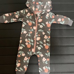 フリース カバーオール 花柄 carter's 9m
