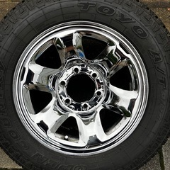タイヤホイールセット　ハイエース　16インチ　オーバーフェンダー