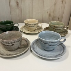 カップ＆ソーサ5客セット