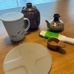 陶器と酒器のセット
