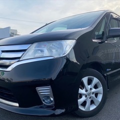 ガソリン代節約‼️ハイブリッド入りました‼️月々1.2万円〜分割払い可❗️車検2年付き！大人気☆日産 セレナハイウェイスター S-HYBRID☆SDナビ☆走行中DVD見れます☆ETC付き☆バックカメラ☆ドラレコ付きのフル装備☆両側電動スライドドア☆純正アルミ☆ウィンカーミラー☆フル装備☆車内広々三列シート‼️の画像