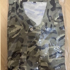 ⭐️新品⭐️作業服 扇風服 長袖作業服 作業着 USB 10000mAh 迷彩　L の画像