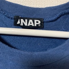 ◯【ANAP】腰巻きチェック　ダミー　ノースリーブミニワンピース　Fの画像