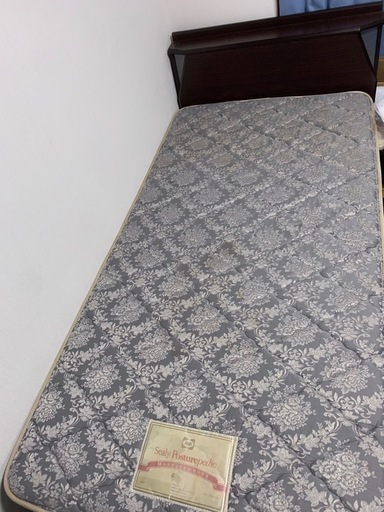 シングルベッド フレーム マットレス セット