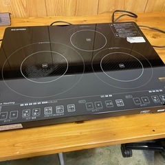 アイリスオーヤマ 3口卓上IH調理器 IHC-S313V 2013年製 IHクッキングヒーターの画像