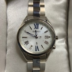 SEIKO ルキア 腕時計 電波ソーラー 10気圧防水 チタンの画像