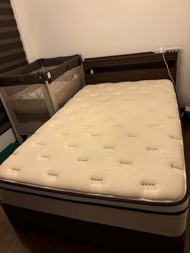 マットレス付き セミダブルベッド フランスベッド
