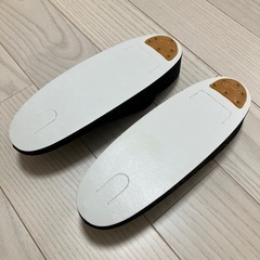 レディース 草履 ブラック 和柄 23㎝ 現金取引の画像