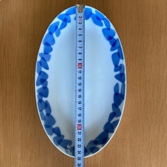 深川製磁　楕円プレート　平皿　5枚セット　オールド深川　の画像