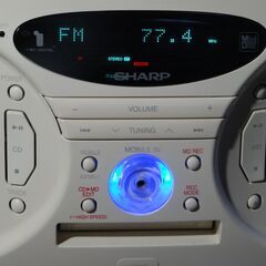 9/28●SHARP 1ビットMD/CDシステム SD-FX30-S　高音質　　断捨離処分特価の画像