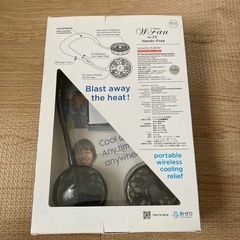 お値下げしました！　首かけ扇風機 ダブルファンの画像
