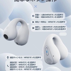 ❤️人気商品❤️ イヤホン bluetooth ワイヤレスイヤホン 耳挟み イヤホンの画像